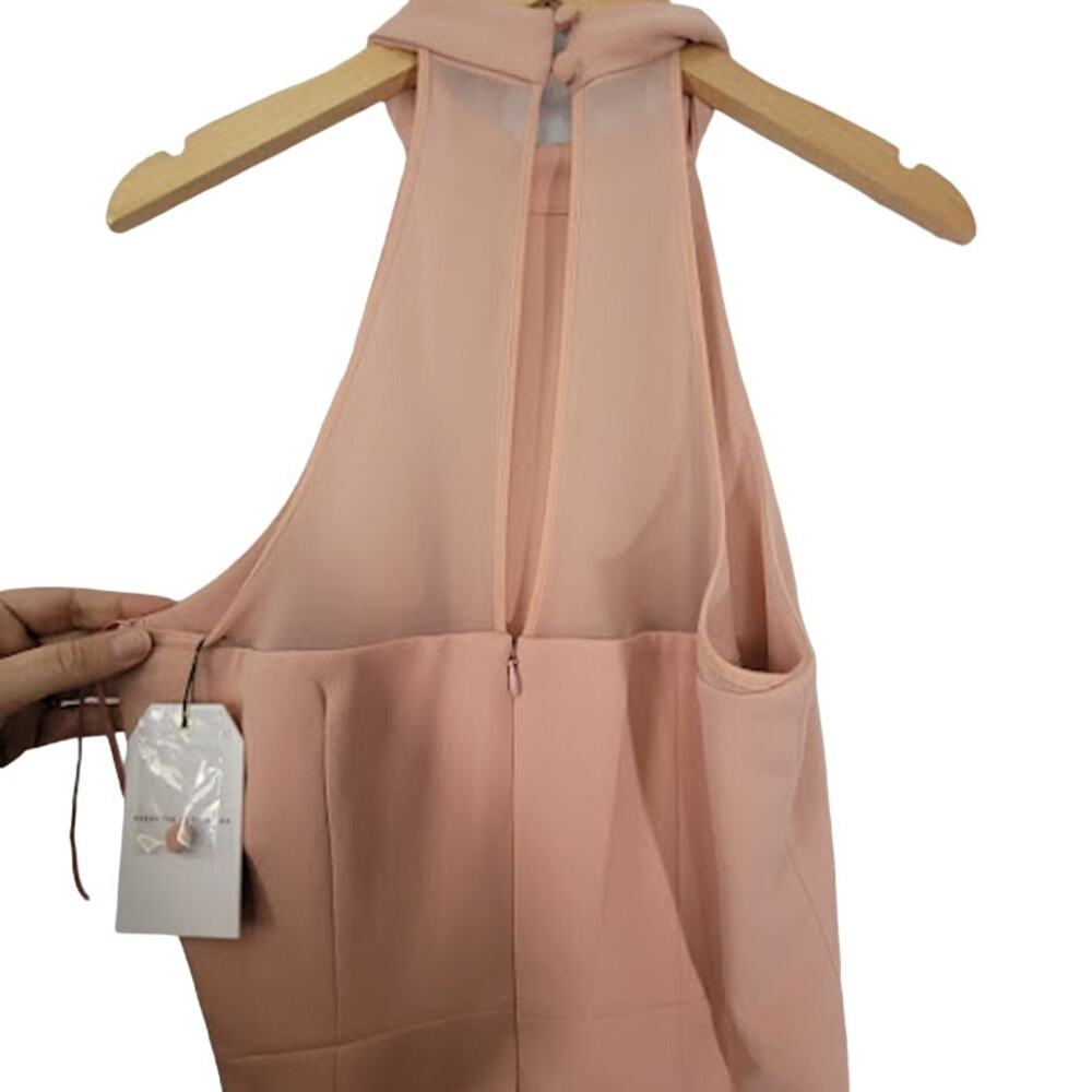 Dress the Population-NWT- Eden high neck Chiffon Dress- size Large - Picture 4 of 10